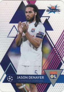 Jason Denayer Olympique Lyonnais 2019/20 Topps Crystal Champions League Base card #85